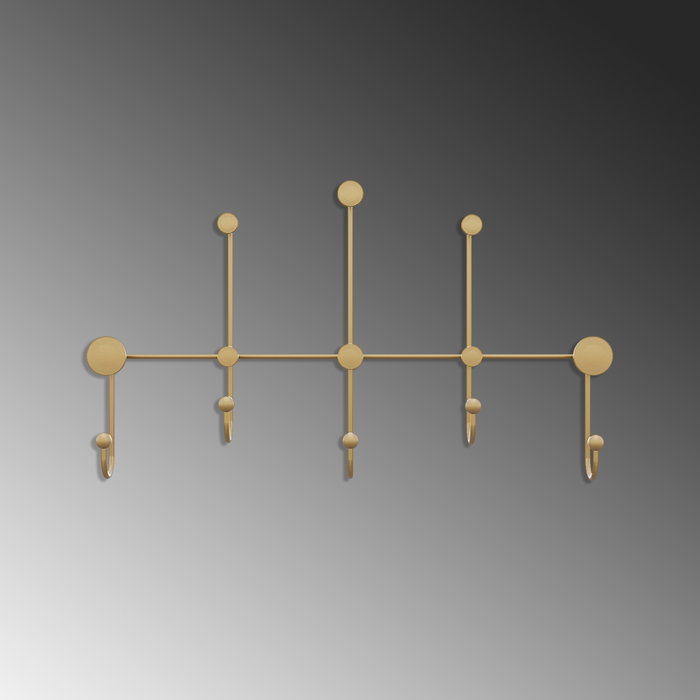 Wallity Iyon-A Gancho de pared metálico Dorado Wallity Iyon-A Gancho de pared metálico Dorado